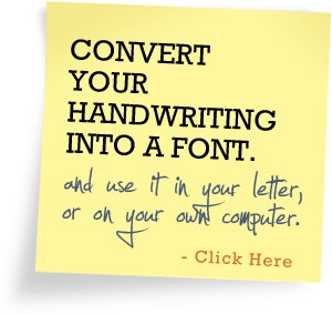 Create your own font